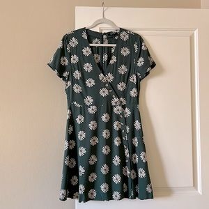 Floral Madewell Faux-wrap Dress